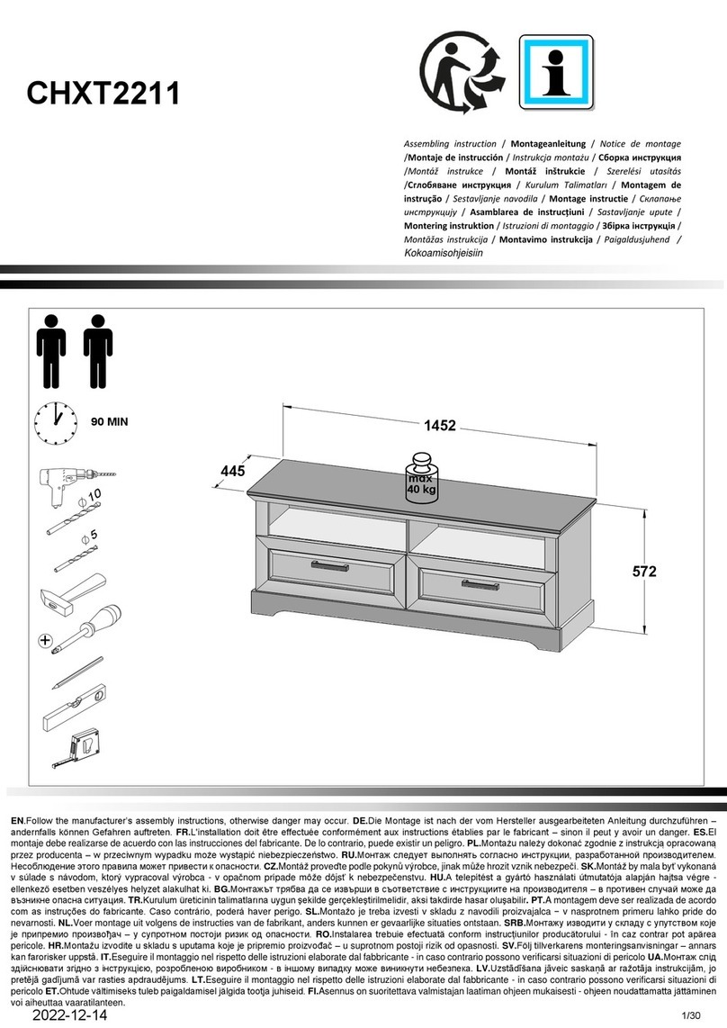 Forte CHXT2211 Assembling Instruction