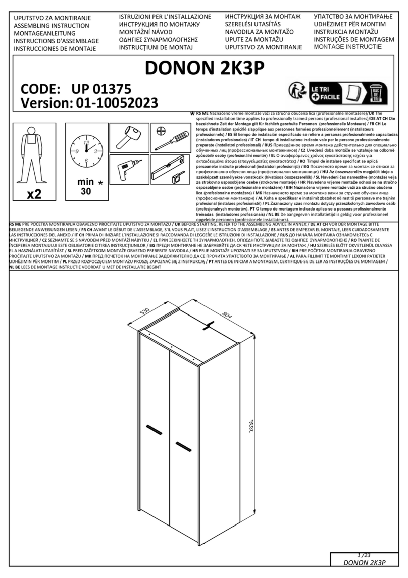 Dedeman DONON 2K3P User manual