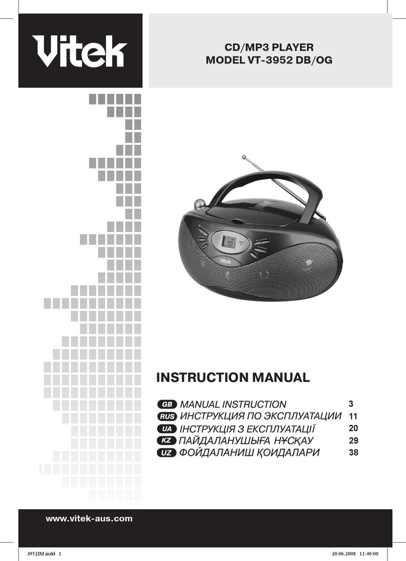Vitek VT-3952 DB/OG User manual