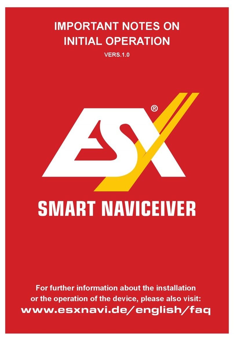 ESX i40 Important notes