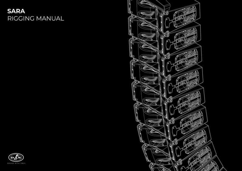DAS AUDIO SARA Rigging manual