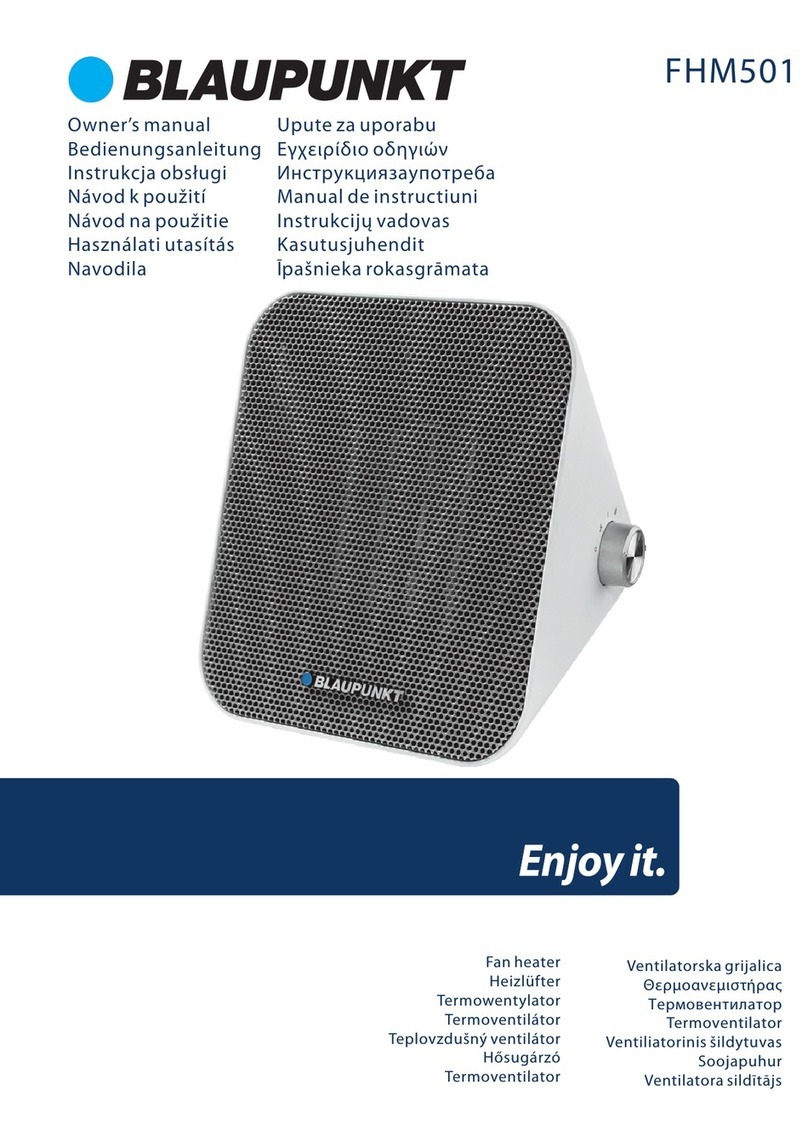 Blaupunkt FHM501 User manual