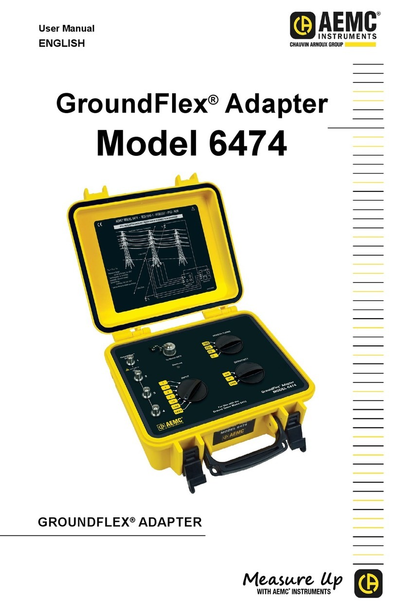 AEMC instruments GROUNDFLEX 6474 user manual