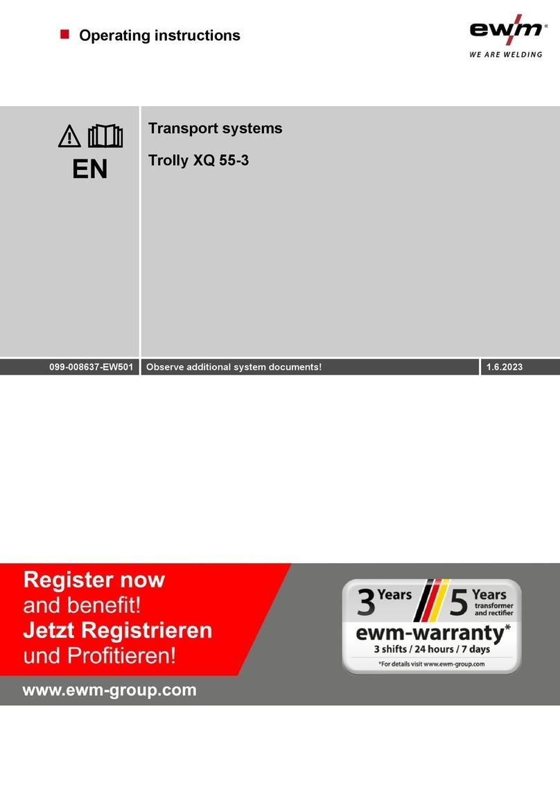 EWM Trolly XQ 55-3 operating instructions