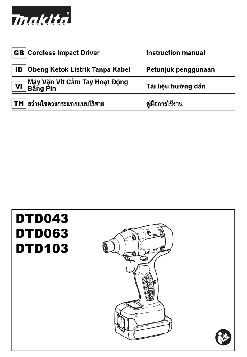 Makita DTD043 User manual