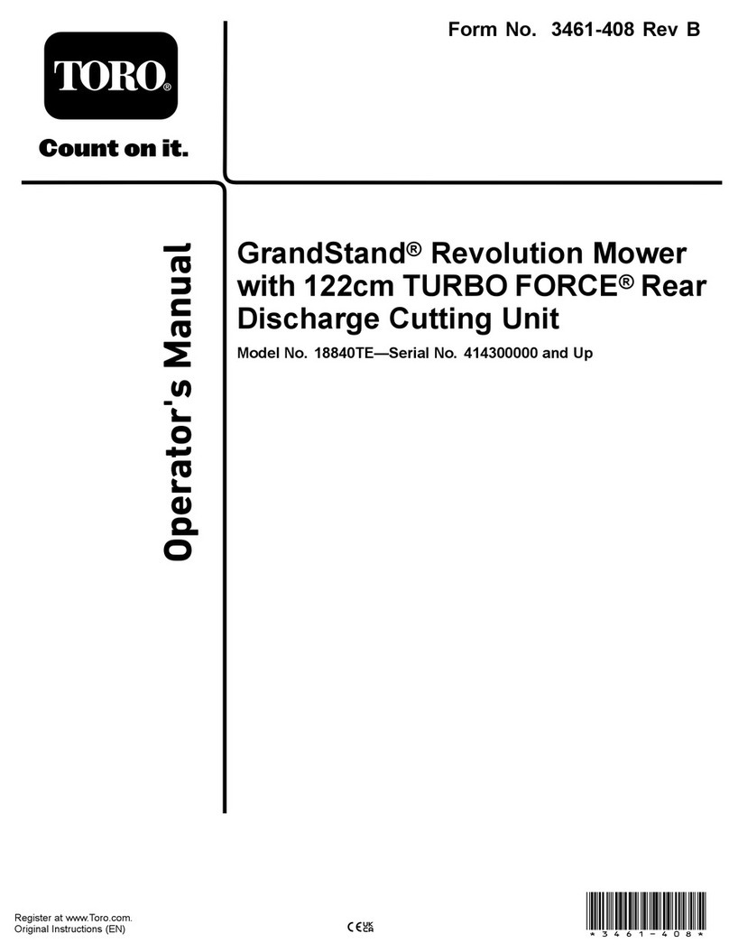 Toro GrandStand 18840TE User manual