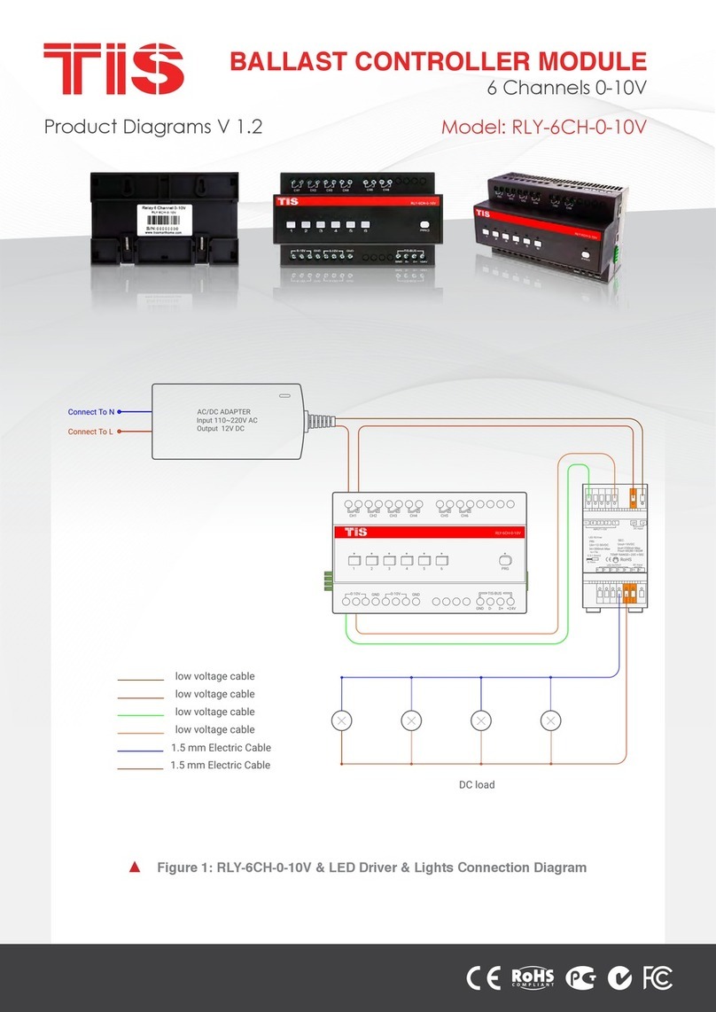 TIS RLY-6CH-0-10V User manual
