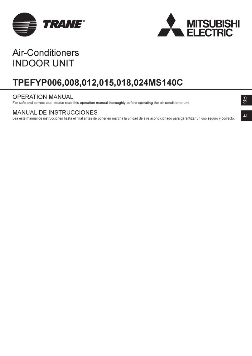 Mitsubishi Electric TRANE TPEFYP006MS140C User manual
