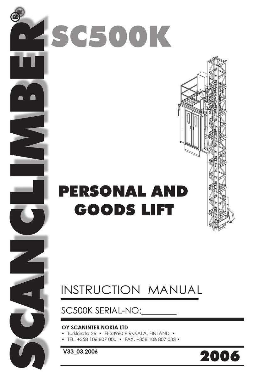 SCANCLIMBER SC500K User manual