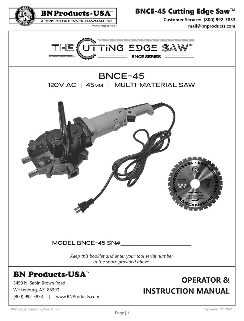 BN Products BNCE Series instruction manual