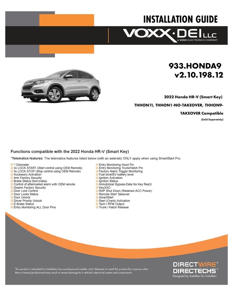 Directed VOXX DEI DS3+ User manual
