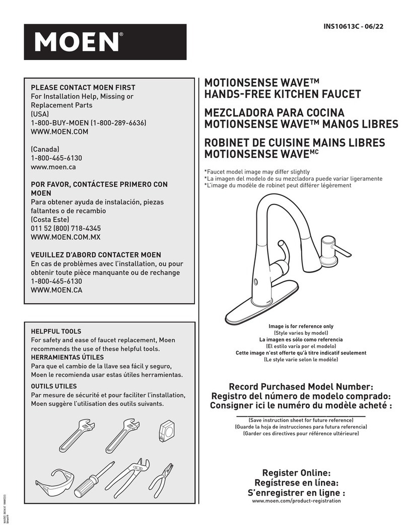Moen MOTIONSENSE WAVE 7864EW manual