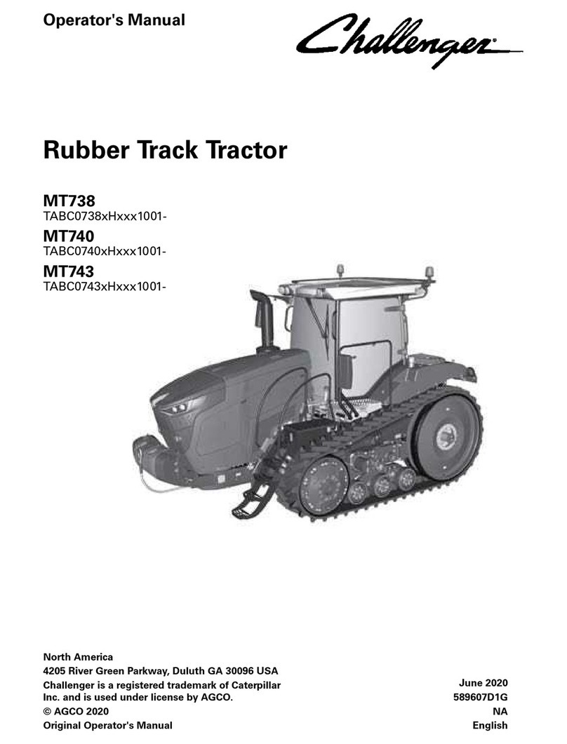 Challenger MT738 Operator's manual