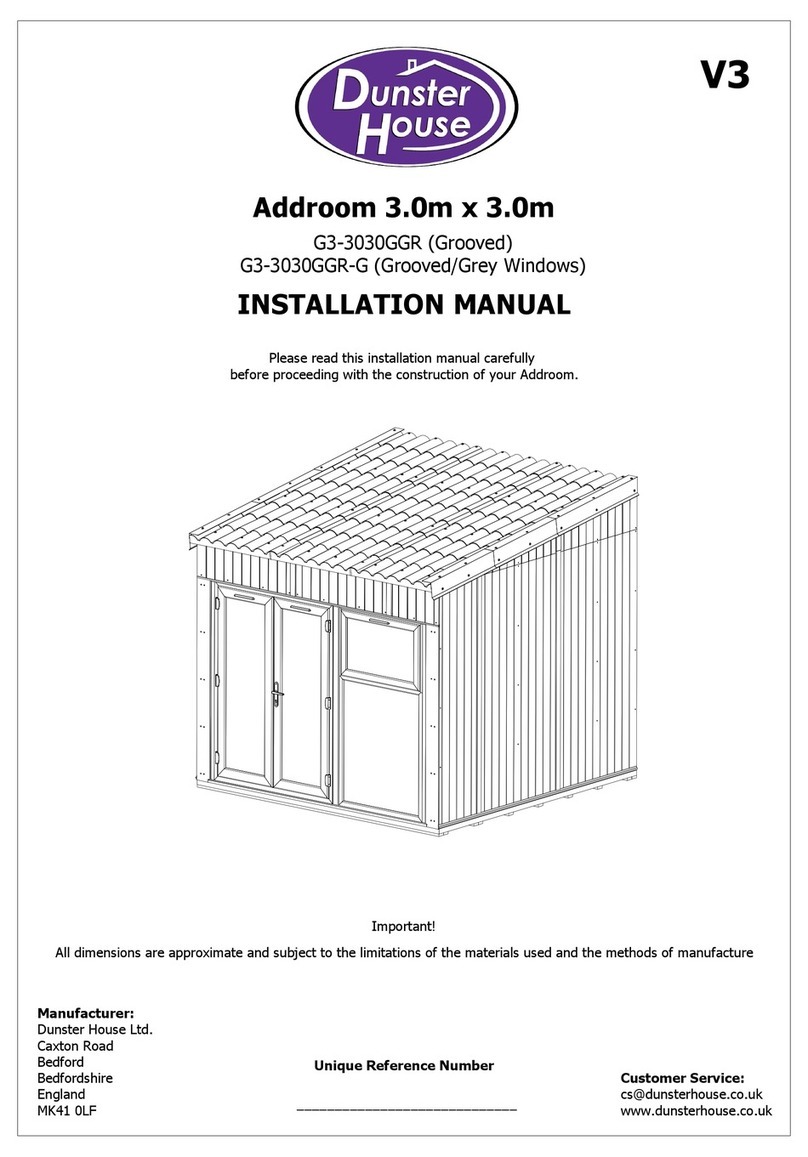 Dunster House Addroom G3-3030GGR User manual Dunster House Addroom G3-3030GGR User manual