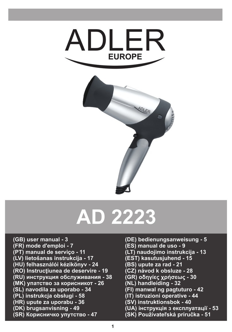 Adler Europe AD 2223 user manual