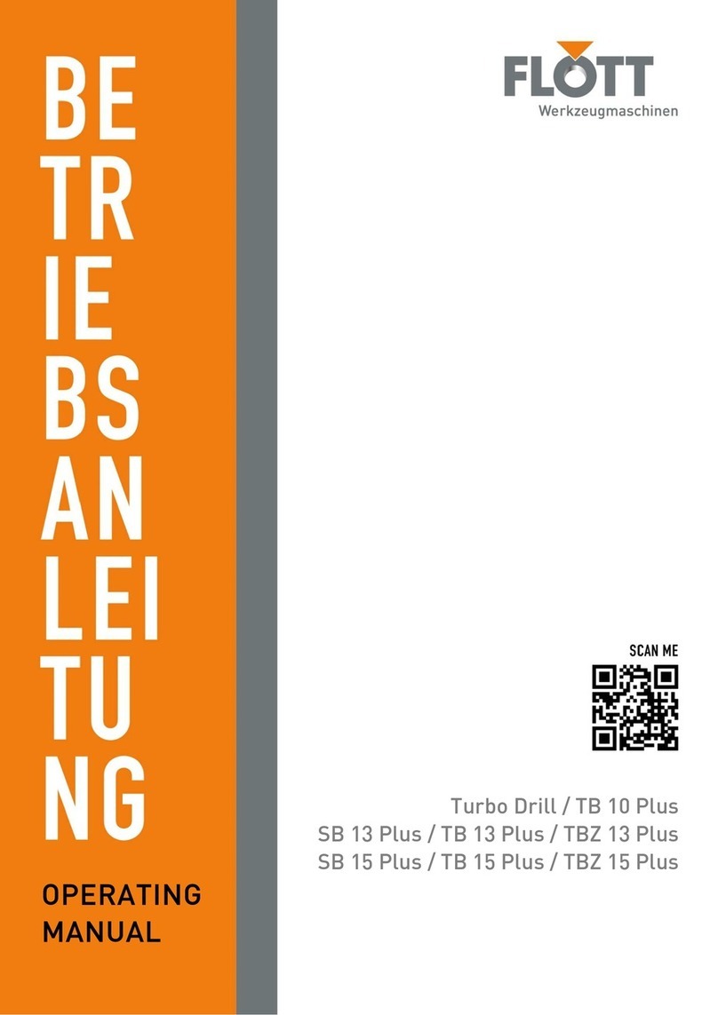 Flott TBZ 13 Plus operating manual