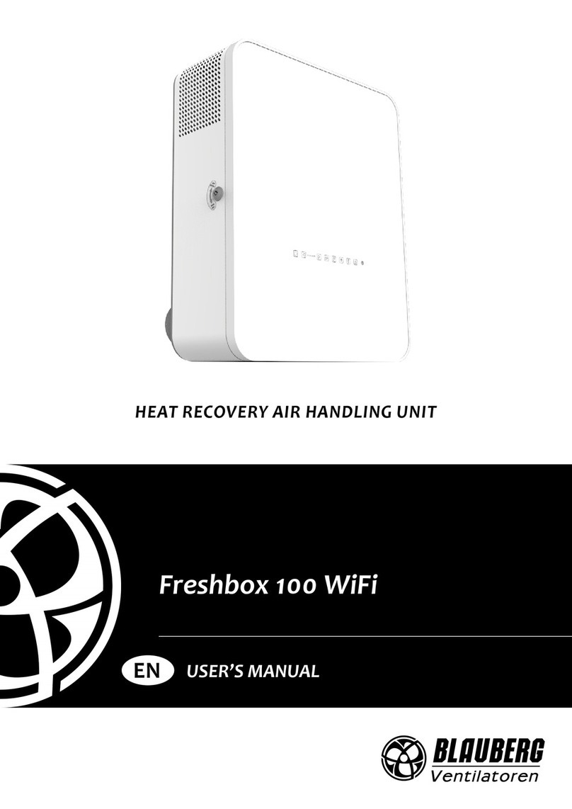 BLAUBERG Ventilatoren Freshbox 100 WiFi user manual