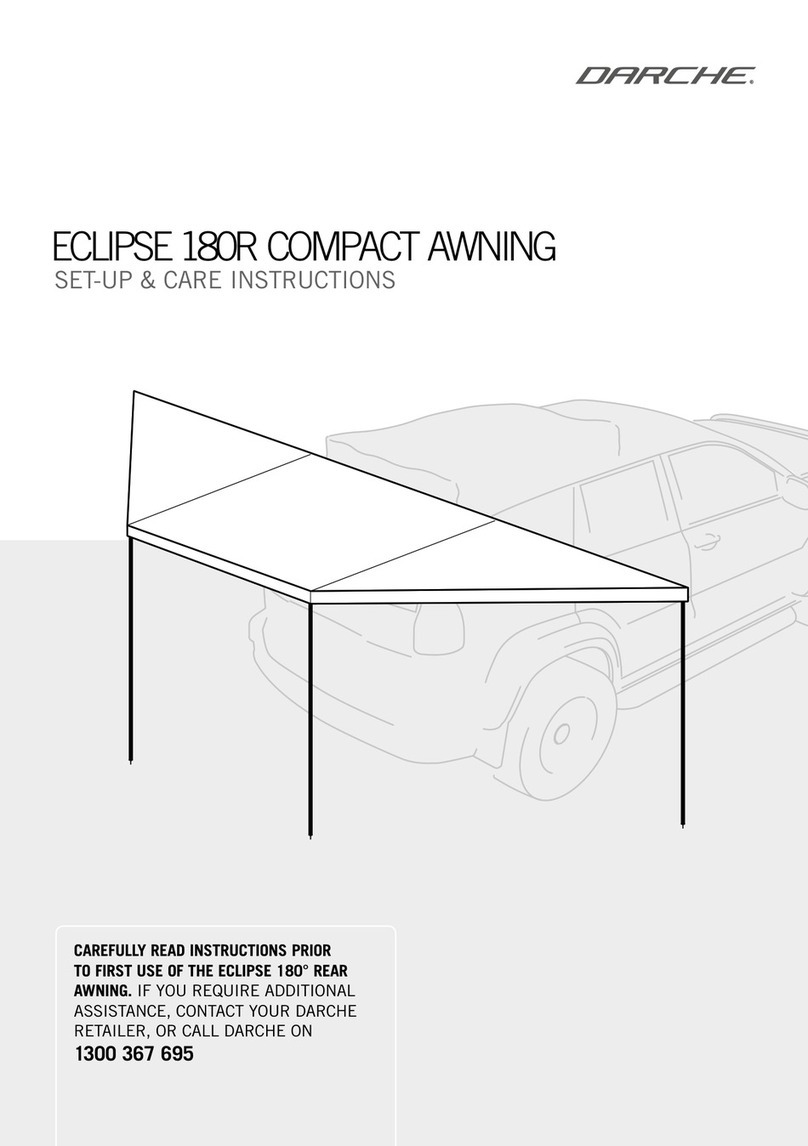 DARCHE ECLIPSE 180R Set Up & Care Instructions