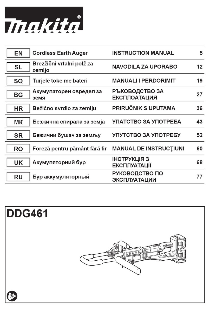 Makita DDG461Z instruction manual