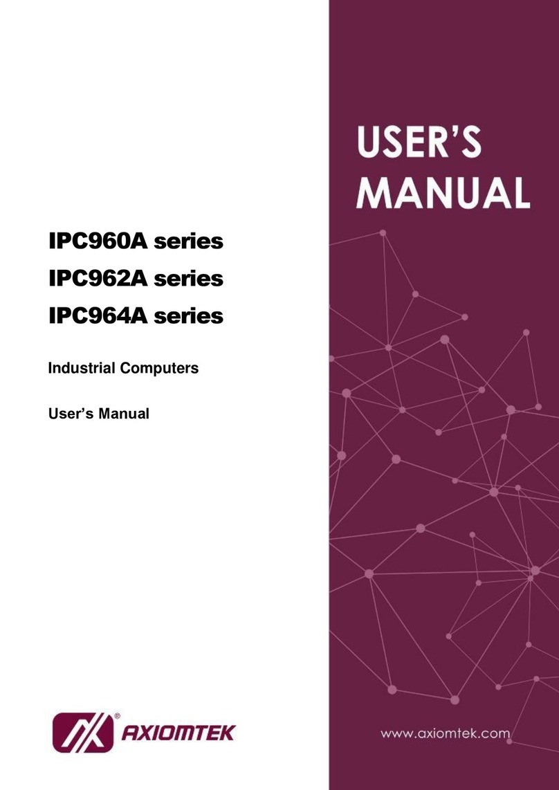 AXIOMTEK IPC960A Series User manual