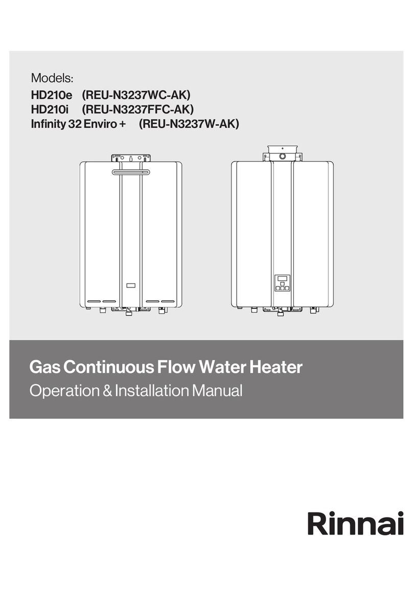 Rinnai HD210E User manual