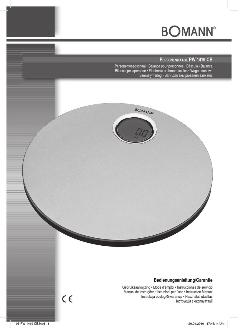 BOMANN PW 1419 CB instruction manual