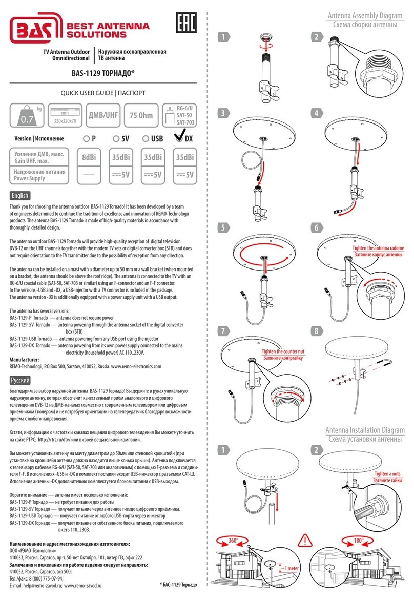 BAS BAS-1129 Instruction manual