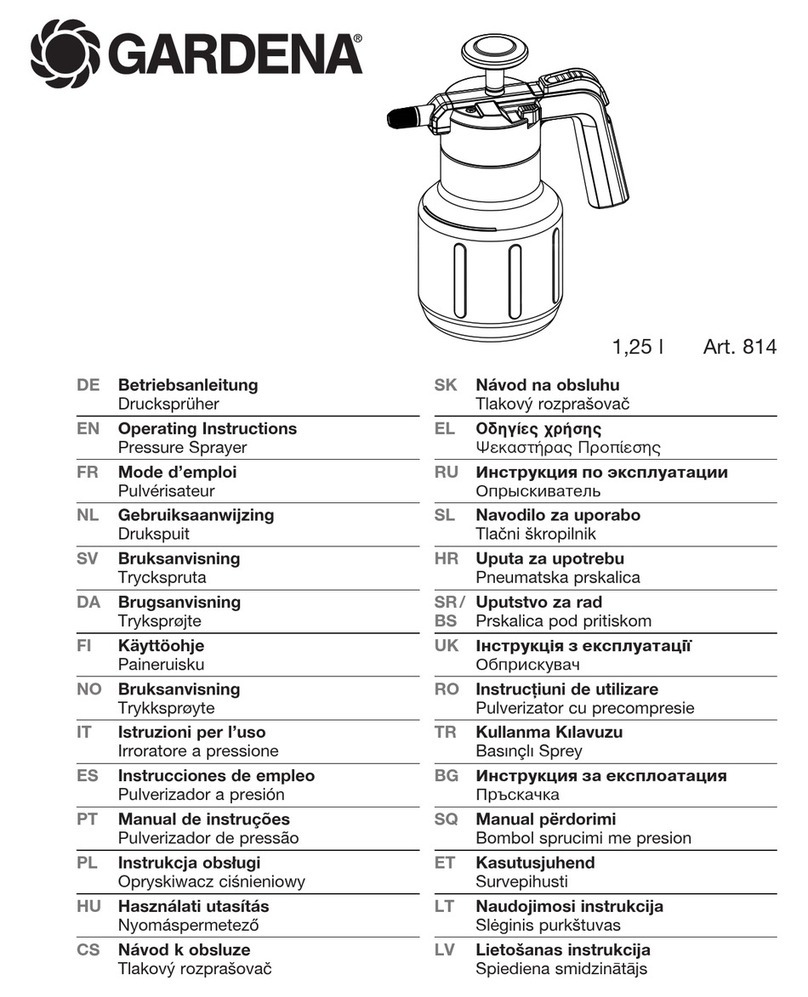 Gardena 1,25 l operating instructions