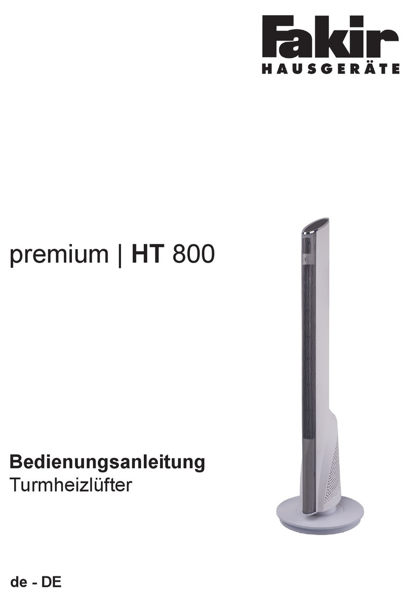 Fakir premium HT 800 User manual