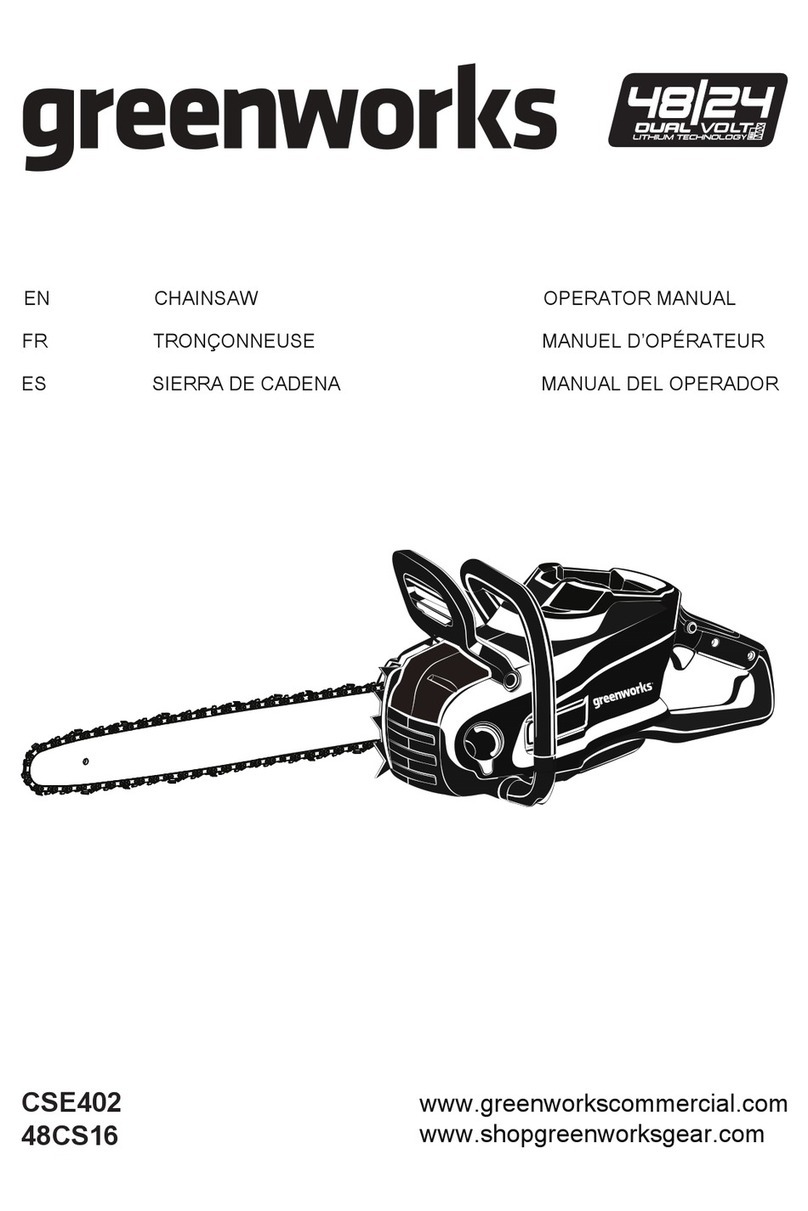 GreenWorks 48CS16 User manual