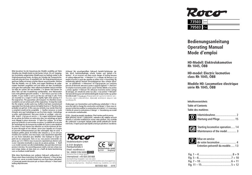 roco Rh 1045 User manual