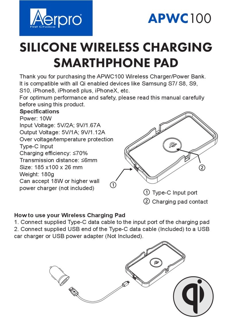 Aerpro APWC100 User manual