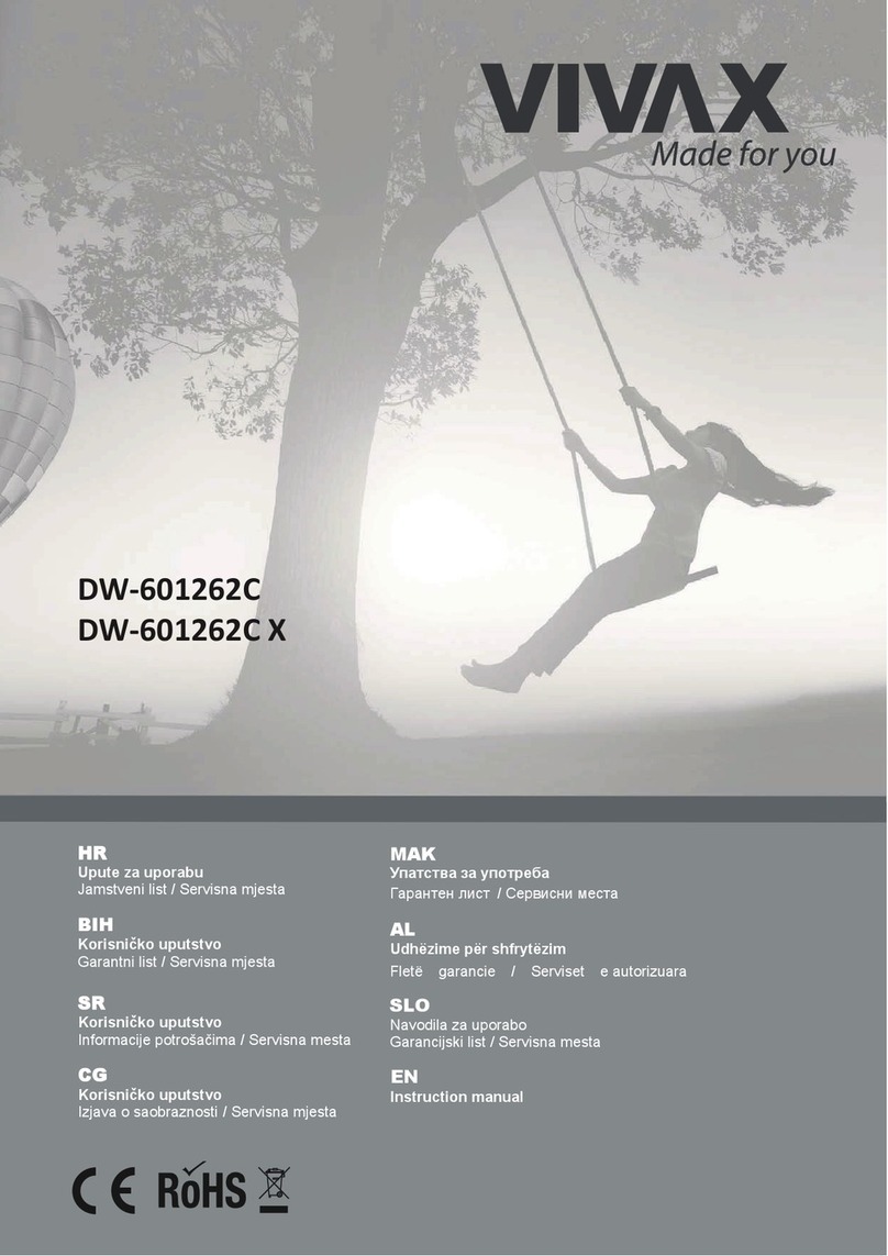 Vivax DW-601262C instruction manual