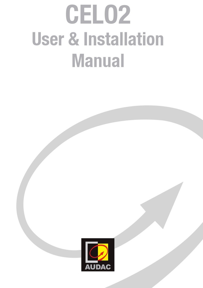AUDAC CELO2D Guide