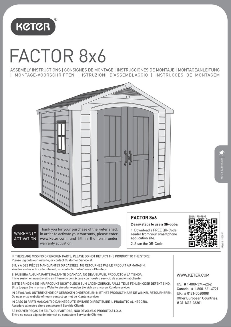 Keter FACTOR 8x6 User manual