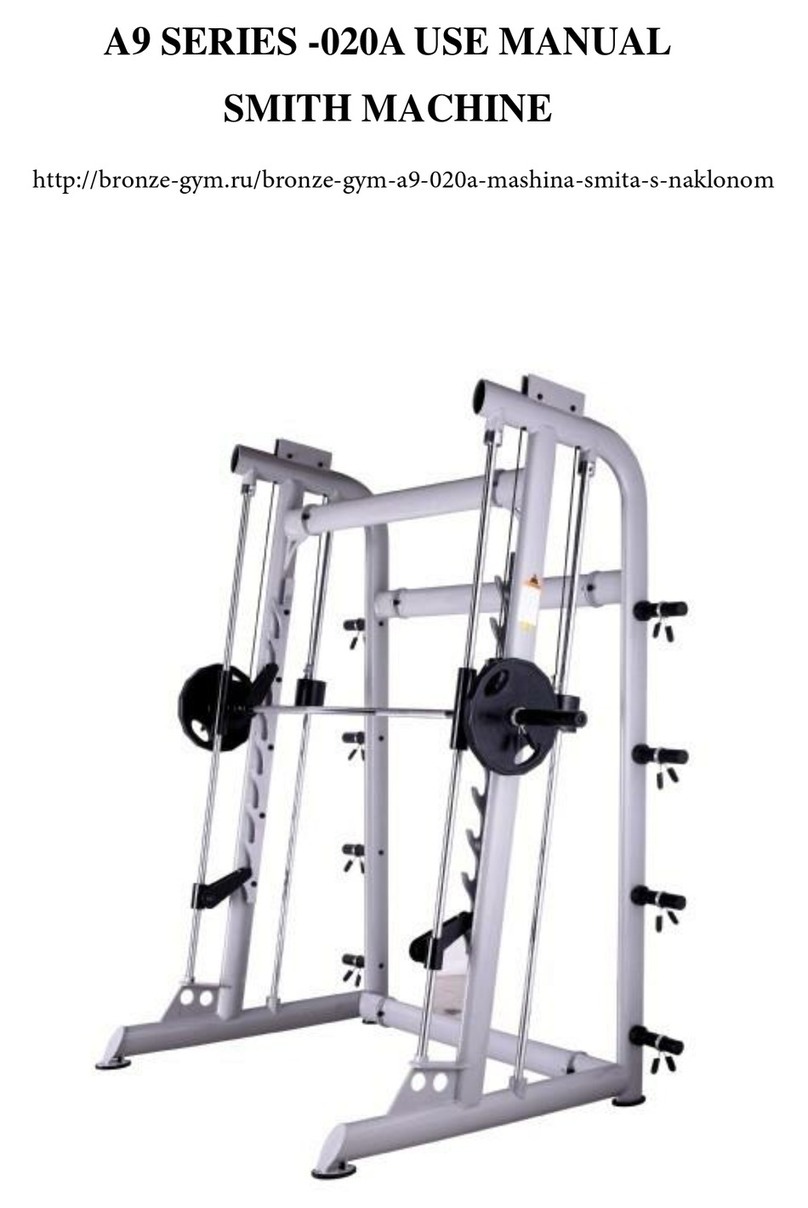 BRONZE GYM A9 Series user manual BRONZE GYM A9 Series user manual