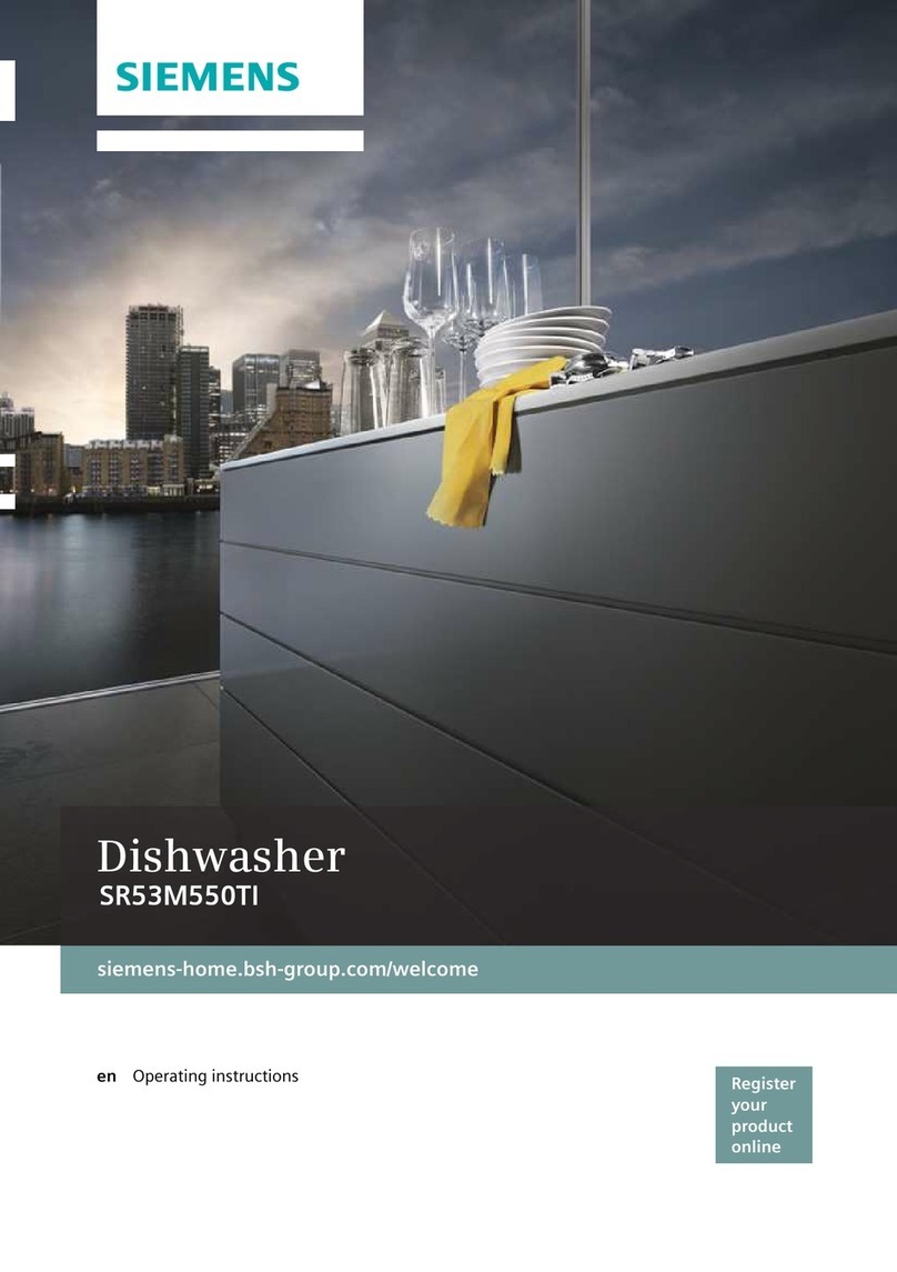 Siemens SR53M550TI User manual