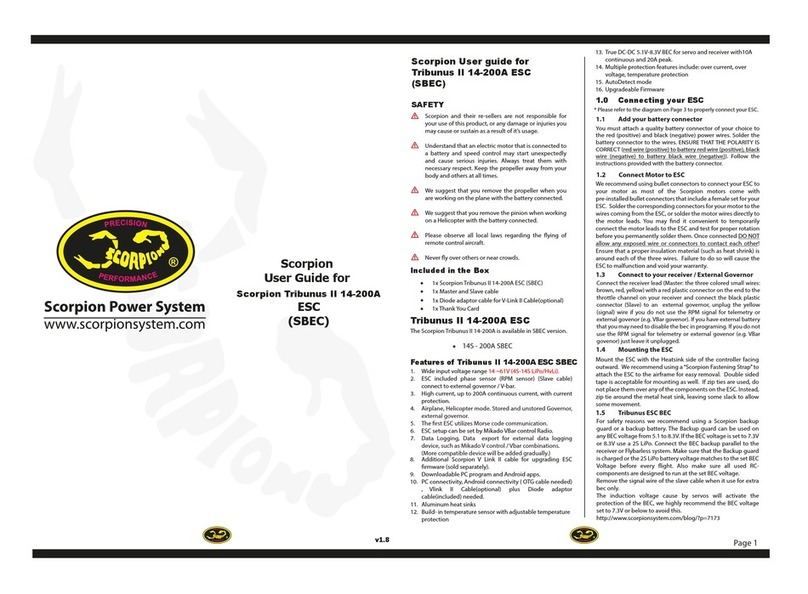 SCORPION Tribunus II 14-200A user guide