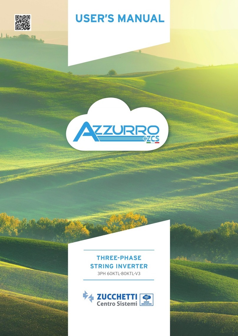 ZUCCHETTI AZZURRO ZCS 3PH 60KTL-80KTL-V3 user manual