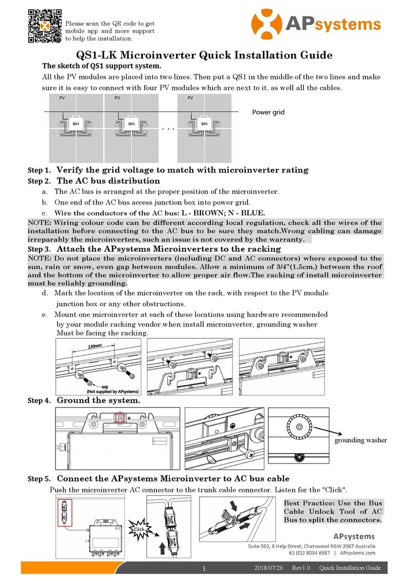 APsystems QS1-LK Quick installation guide