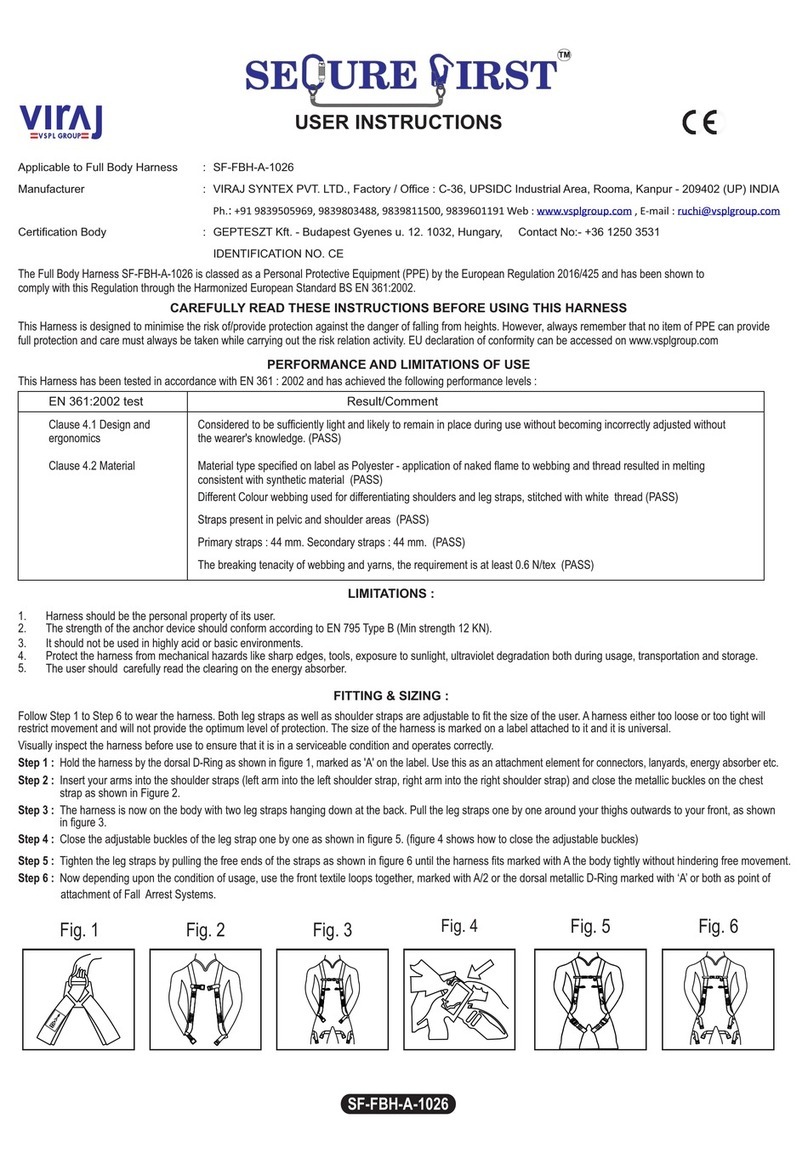 Viraj SECURE FIRST SF-FBH-A-1026 User instructions