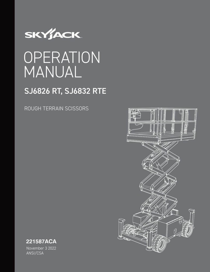 Skyjack SJ6826 RT Operation manual
