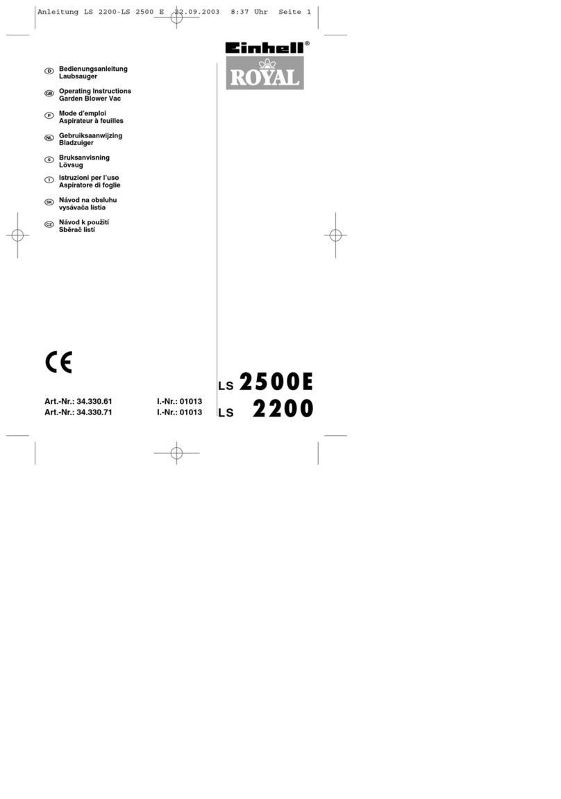 Einhell Royal LS 2500E operating instructions