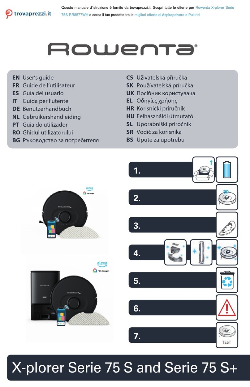 Rowenta X-plorer RR8577WH User manual