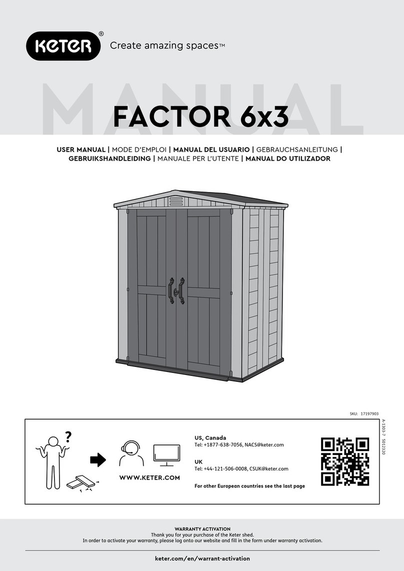 Keter FACTOR 6x3 User manual