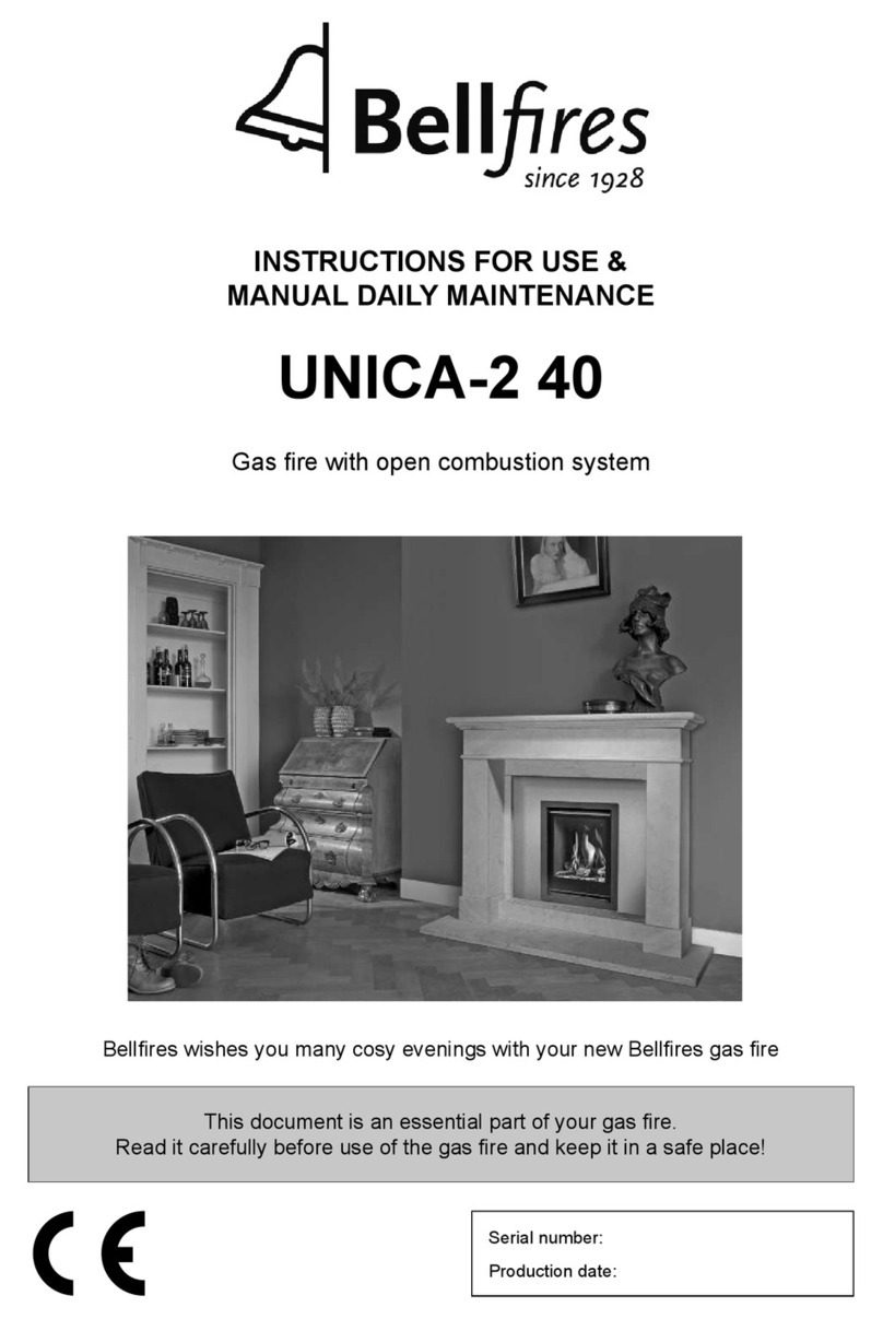 Bellfires UNICA-2 40 Installation and operation manual