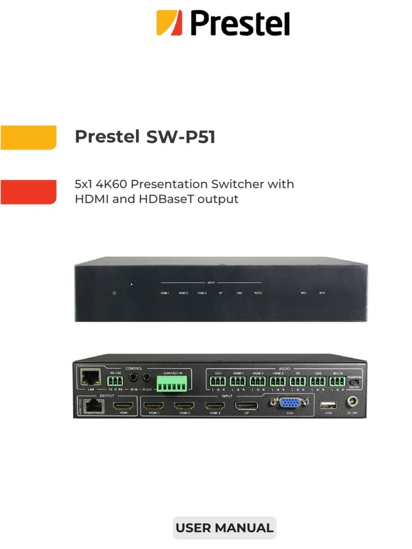 Prestel SW-P51 user manual