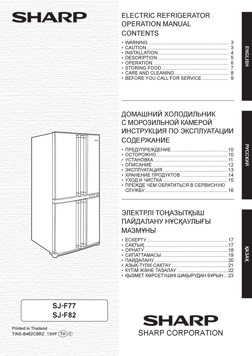Sharp SJ-F77 User manual