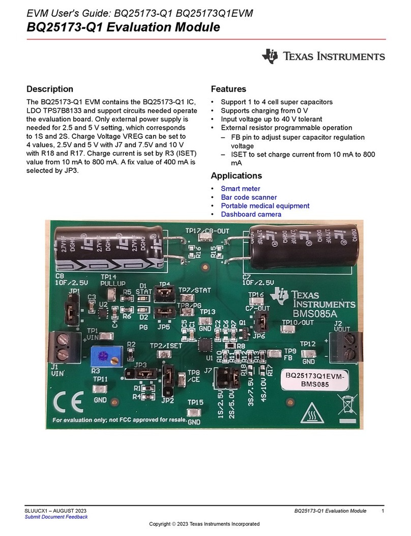 Texas Instruments BQ25173-Q1 User manual