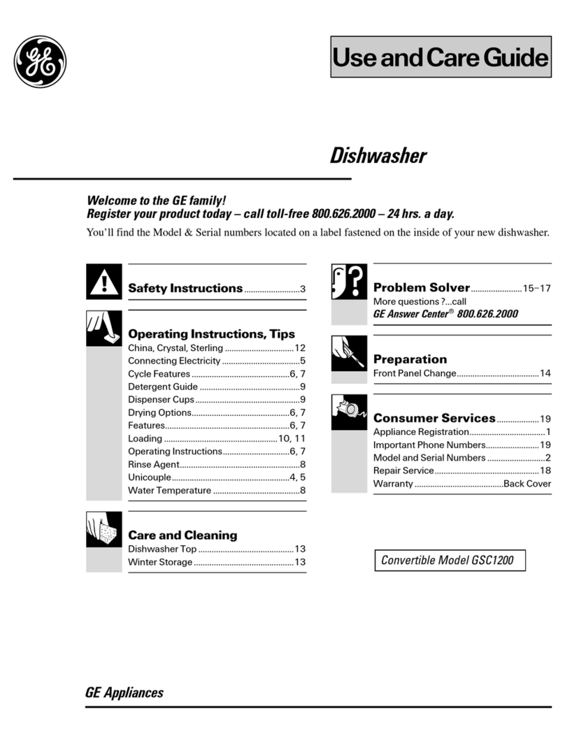GE GSC1200 User manual